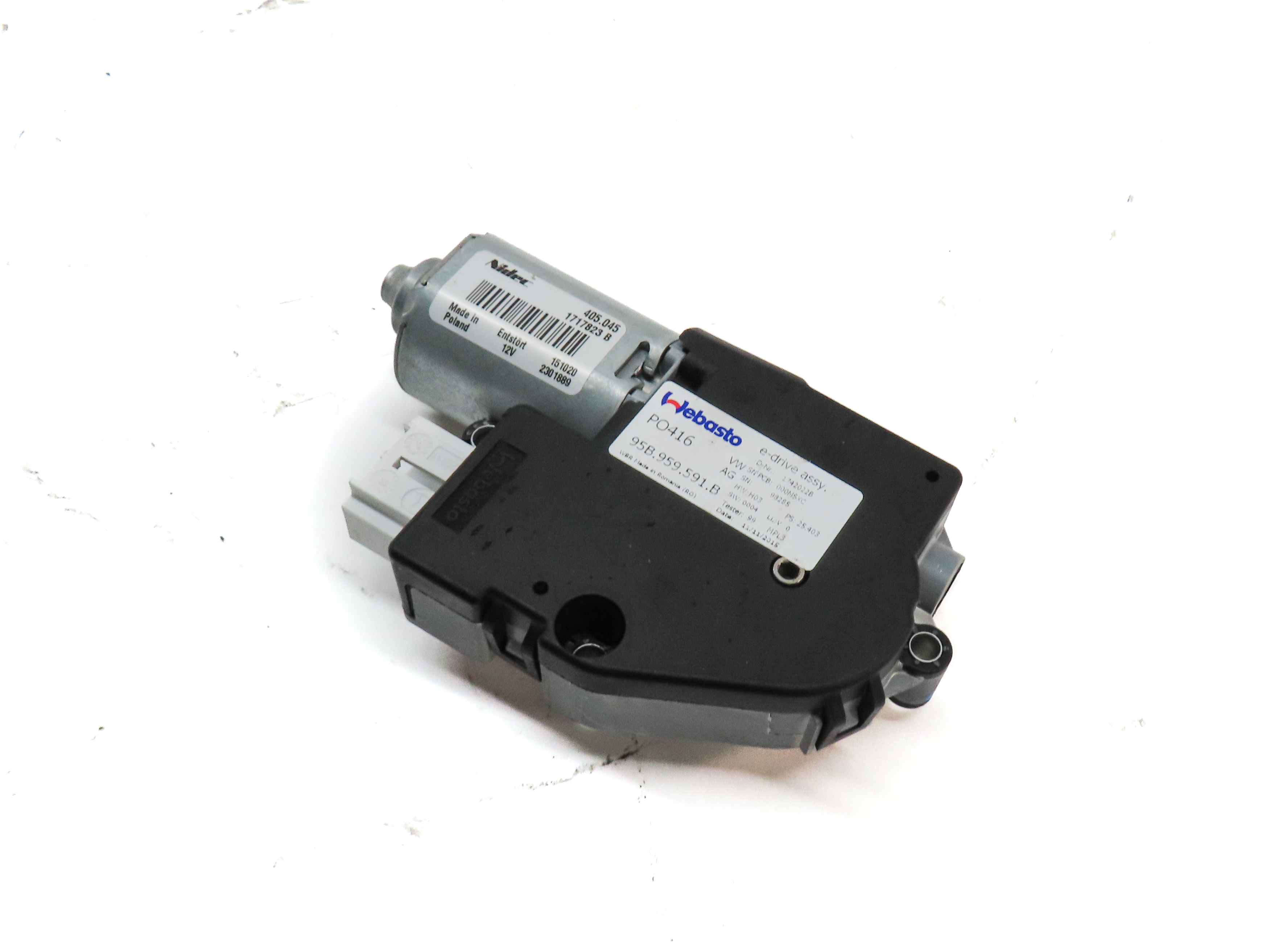 2015-2024 PORSCHE MACAN (95B) SUNROOF MOTOR SUN ROOF GLASS OPEN CLOSE MOTOR — exact item pictured